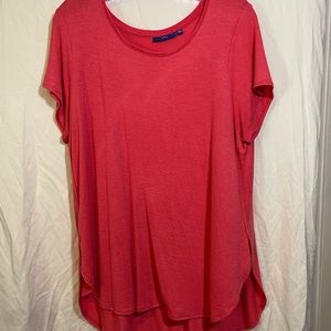Apt. 9 Coral High Low Tunic Top